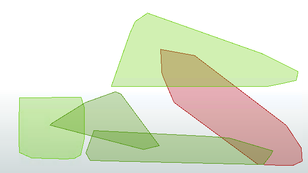 Inspecting the output: overlapping polygons